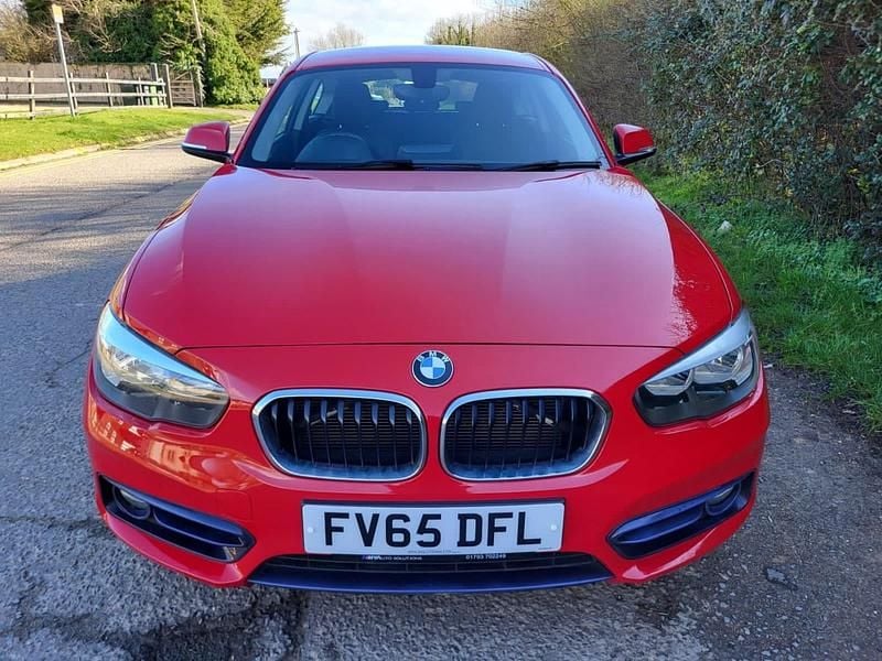 Used BMW 120 Sport Line 177 HP (130 kW) 2015 Red Hatchback