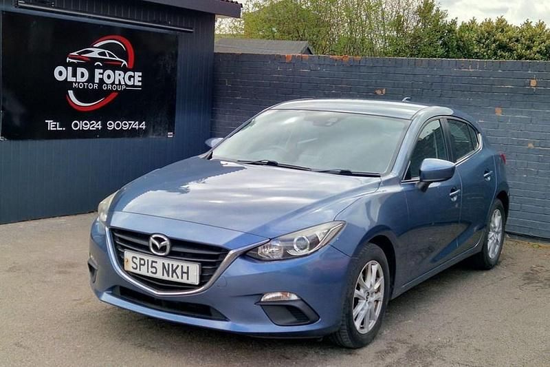 Begagnad Mazda 3 165 HK (121 kW) 2015 Blå Halvkombi