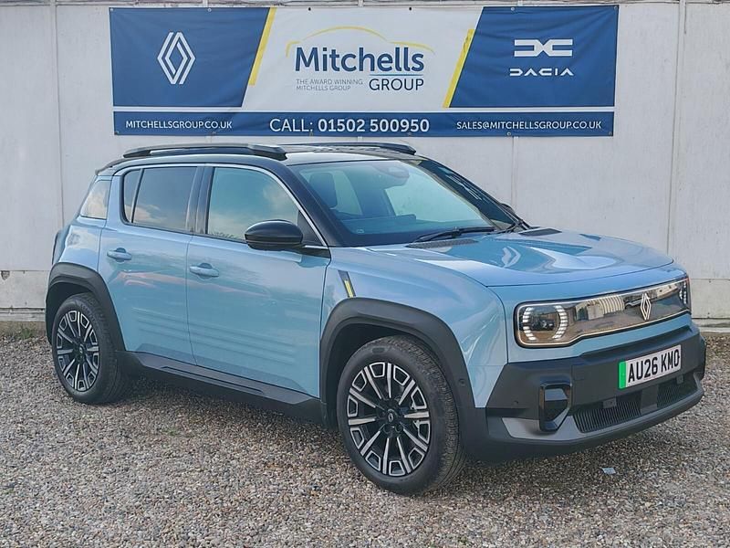 New Renault R4 Iconic 110 kW (150 HP) 2026 Cumulus blue with black roof  Estate