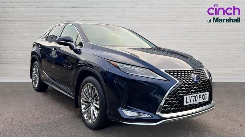 Used Lexus RX450h 313 HP (230 kW) 2020 Blue SUV