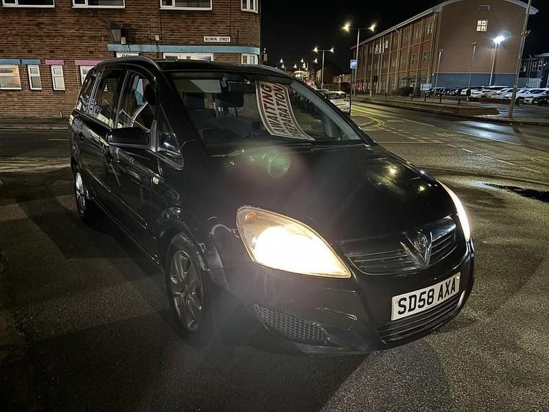 Used Vauxhall Zafira 105 HP (77 kW) 2008 Black MPV