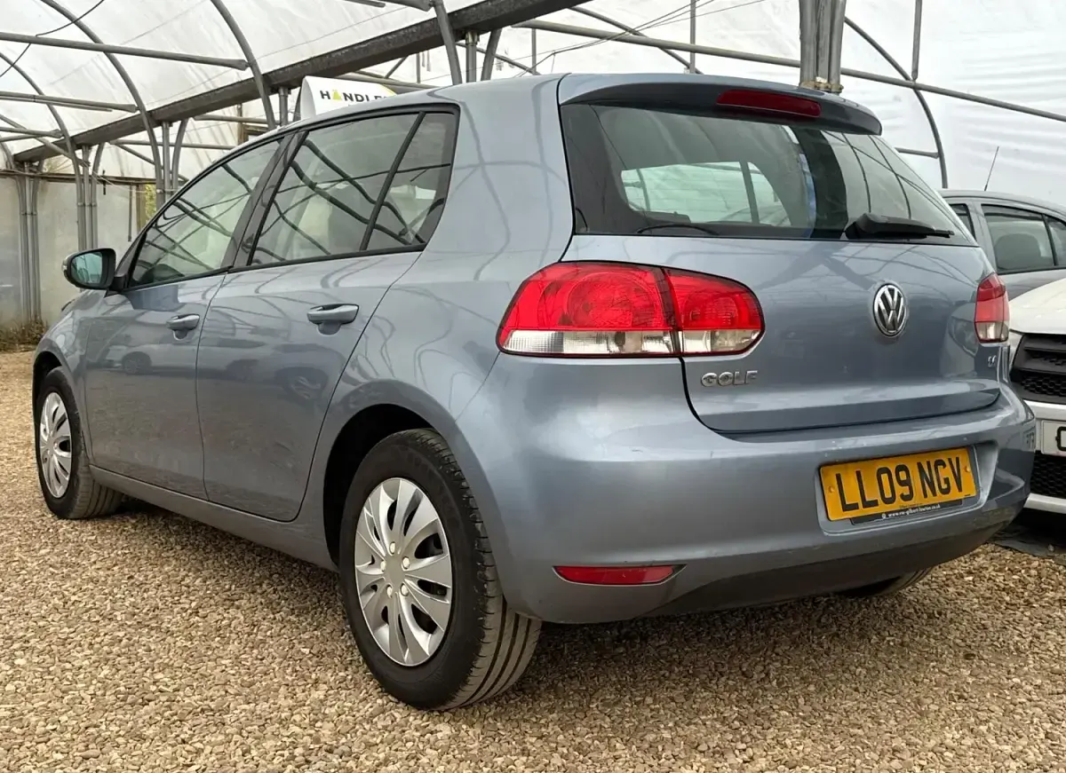 Used VW Golf VI S 100 HP (73 kW) 2009 Blue Hatchback