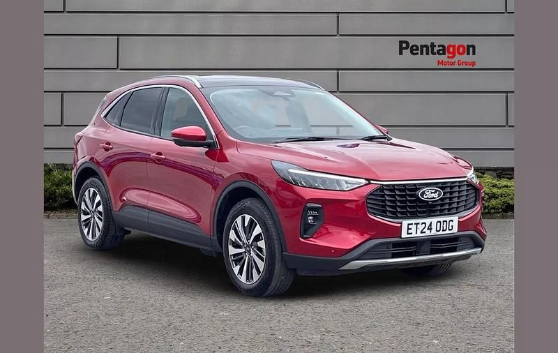 Red Used 2024 Ford Kuga Titanium SUV | £25,495 (Fair price) - Image 1/4