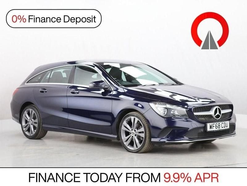 Used Mercedes CLA180 Shooting Brake 122 HP (89 kW) 2018 Blue Estate