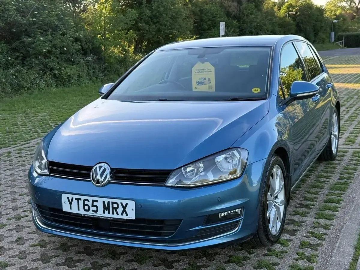 Used VW Golf VII GT 2015 Blue Hatchback