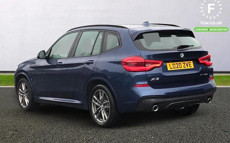 Used BMW X3 M Sport 292 HP (214 kW) 2020 Blue SUV