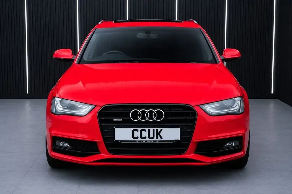 Used Audi A4 Black Edition 177 HP (130 kW) 2014 Red Estate