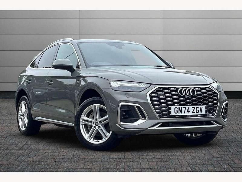 Grey Used 2024 Audi Q5 Sportback S-Line SUV | £38,450 (Good price) - Image 1/4
