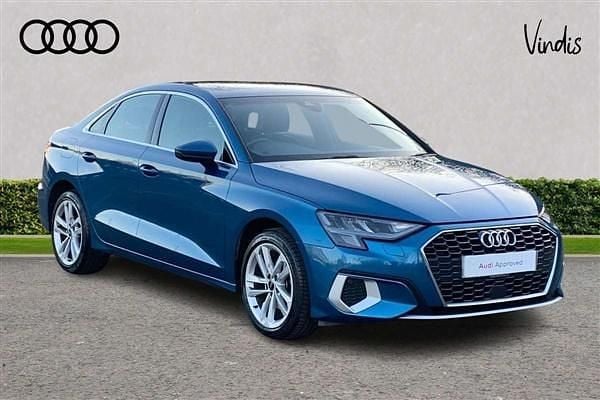 Blue Used 2022 Audi A3 Sport Sedan | £18,790 (Super price) - Image 1/4