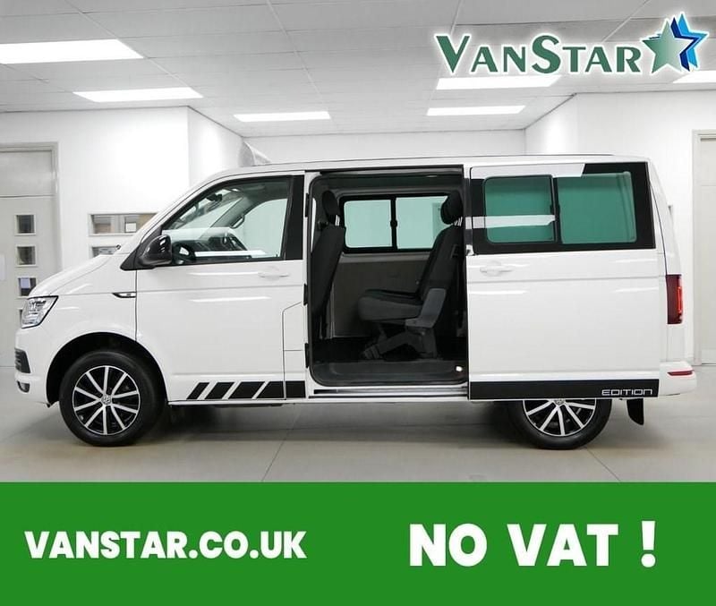White Used 2019 VW Transporter Edition Van | £34,589 (Fair price) - Image 1/4