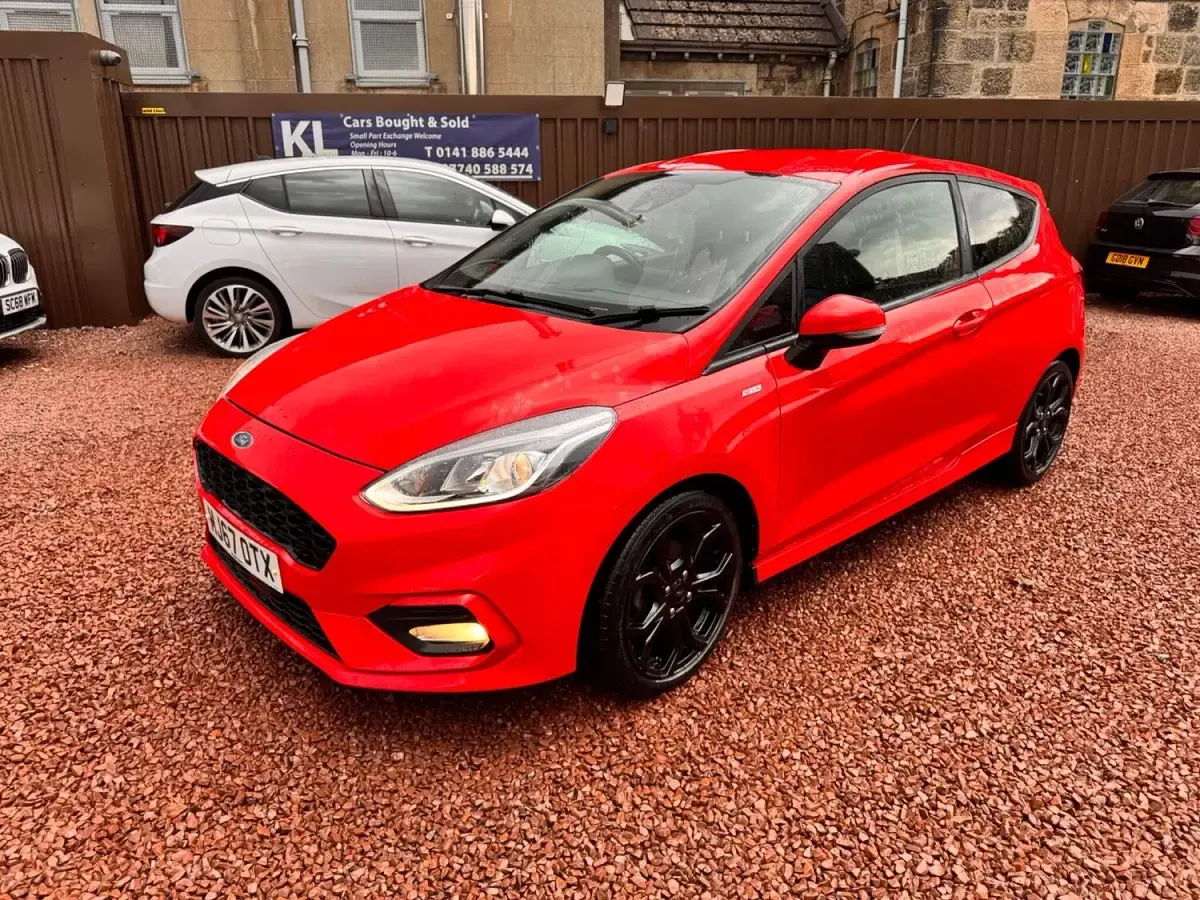 Used Ford Fiesta ST-Line 125 HP (91 kW) 2017 Red Hatchback