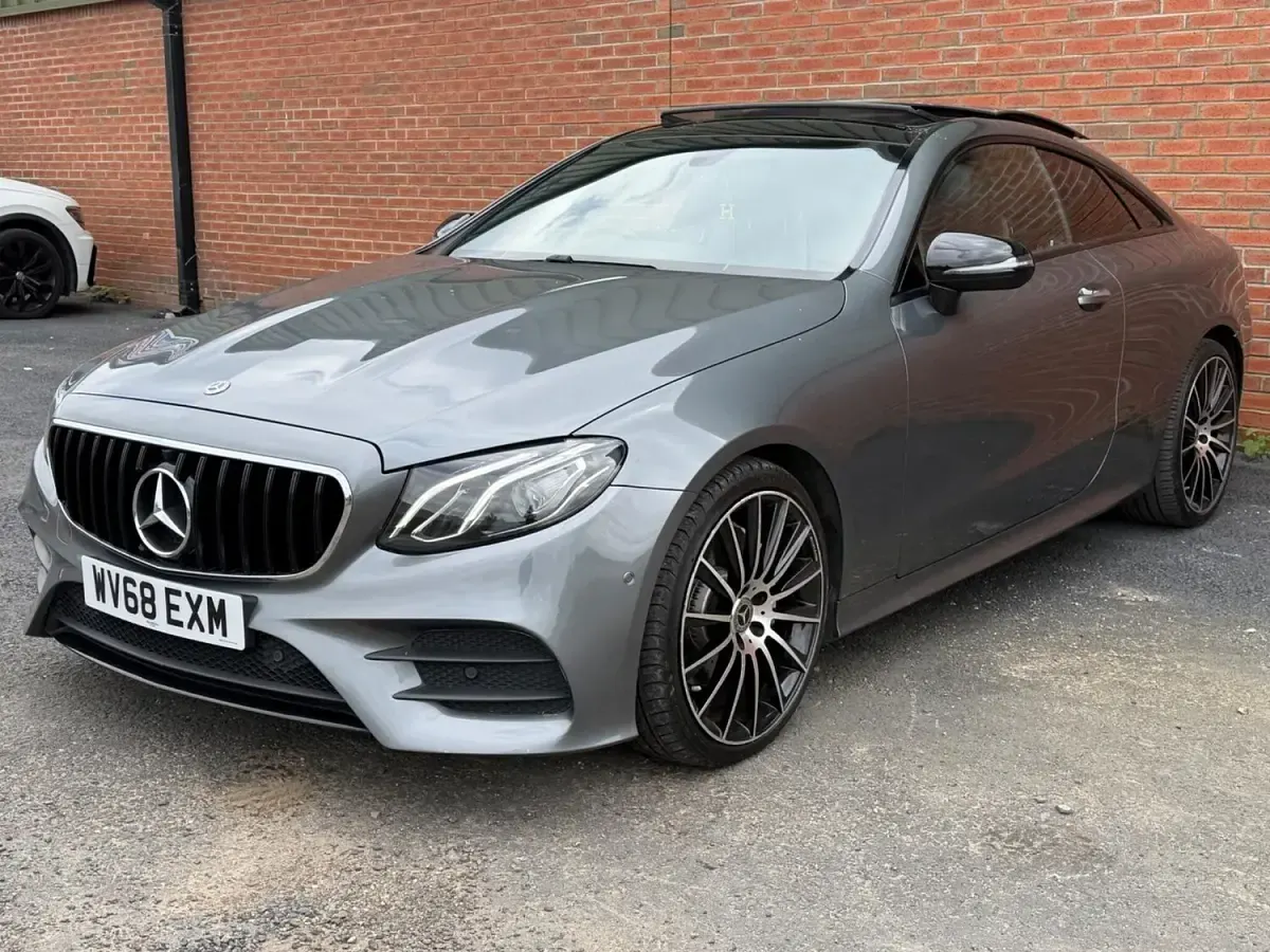 Used Mercedes E220 AMG Line Premium 2018 Grey Coupe