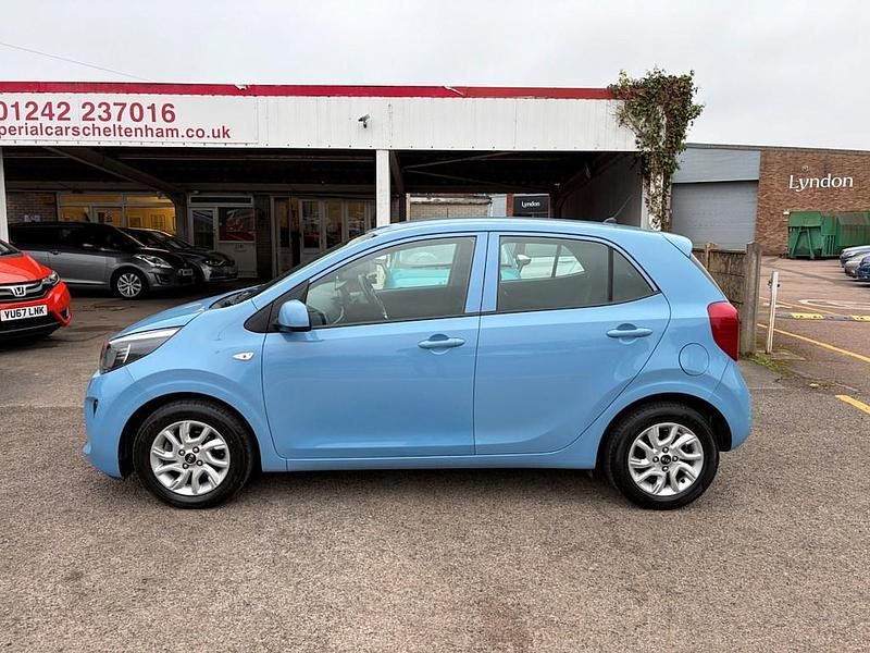 Used Kia Picanto 66 HP (48 kW) 2018 Blue Hatchback