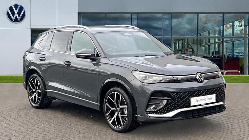 Grey Used 2025 VW Tiguan R-line SUV | £35,913 (Expensive) - Image 1/4