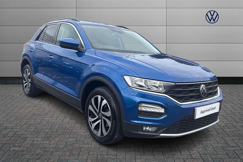 Blue Used 2021 VW T-Roc Active SUV | £18,999 (Fair price) - Image 1/4