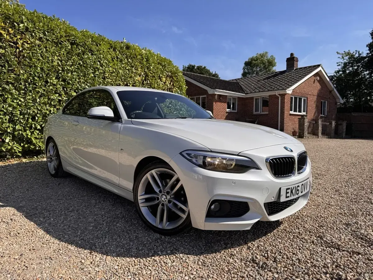 Used BMW 218 M Sport 150 HP (110 kW) 2016 White Coupe