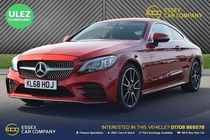 Red Used 2019 Mercedes C300 AMG Line Premium Coupe | £18,480 (Good price) - Image 1/1