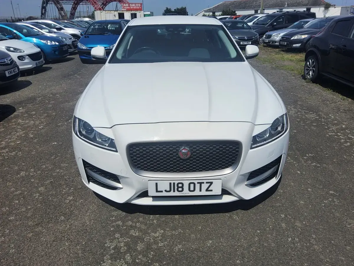 Used Jaguar XF R-Sport 2018 White Sedan