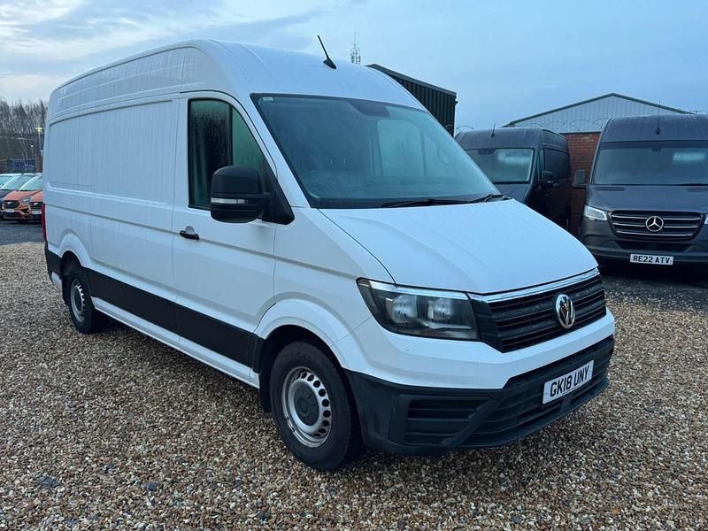 White Used 2018 VW Crafter Startline Van | £12,594 (Expensive) - Image 1/4