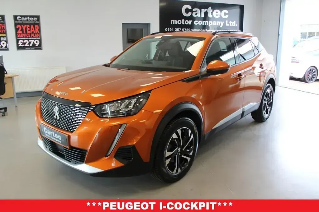Used Peugeot 2008 Allure 110 HP (80 kW) 2021 Orange SUV