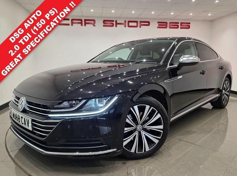 Used VW Arteon Elegance 150 HP (110 kW) 2018 Black Hatchback