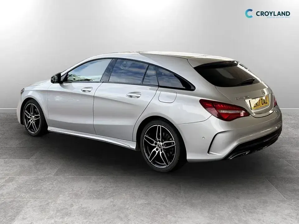 Used Mercedes CLA180 Shooting Brake AMG line 122 HP (89 kW) 2017 Silver Estate