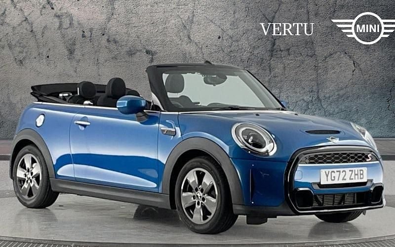 Blue Used 2022 Mini Cooper S Cabriolet Classic Cabriolet | £19,878 (Fair price) - Image 1/4