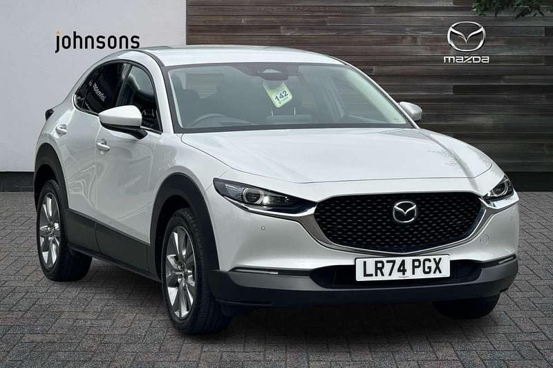 Silver Used 2024 Mazda CX-30 Exclusive-Line SUV | £21,250 (Fair price) - Image 1/4