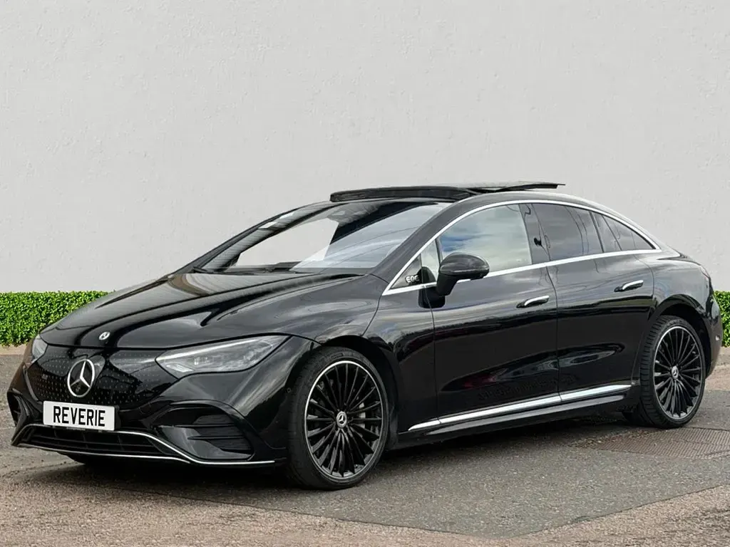 Used Mercedes EQE300 AMG line 180 kW (245 HP) 2023 Black Sedan