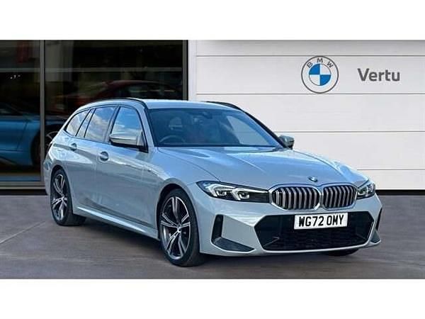 Grey Used 2022 BMW 320 M Sport Estate | £29,424 (A bit pricey) - Image 1/4