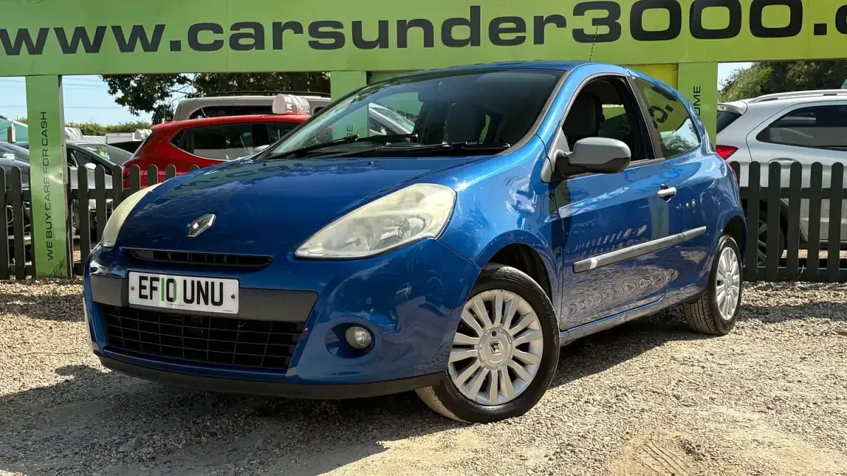 Used Renault Clio 100 HP (73 kW) 2010 Blue Hatchback