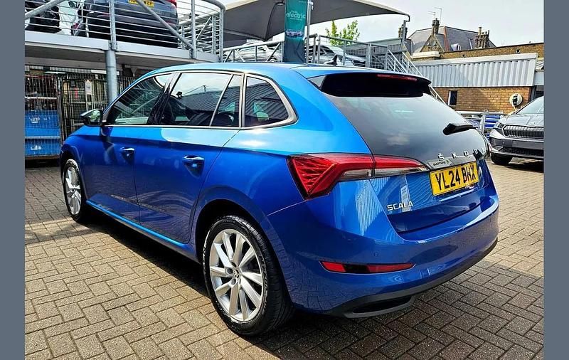 Used Skoda Scala SE L 110 HP (80 kW) 2024 Race blue Hatchback
