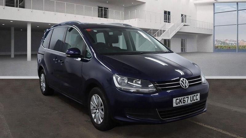 Used VW Sharan SE 150 HP (110 kW) 2017 Blue MPV