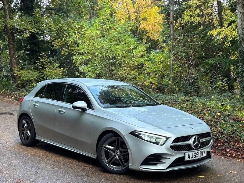Silver Used 2020 Mercedes A200 AMG line Hatchback | £14,995 (Good price) - Image 1/4