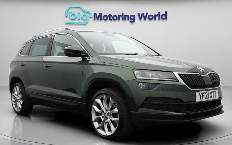 Used Skoda Karoq SE L 150 HP (110 kW) 2021 Green SUV