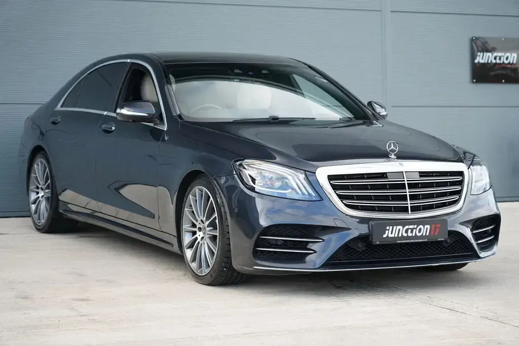 Used Mercedes S350 AMG Line Premium 281 HP (206 kW) 2017 Blue Sedan