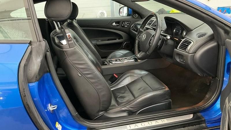 Used Jaguar XKR 510 HP (375 kW) 2013 Blue Coupe