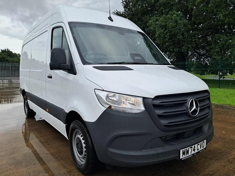White New 2024 Mercedes Sprinter Van | £34,950 (A bit pricey) - Image 1/3