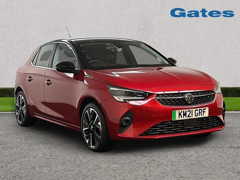 Used Vauxhall Corsa-e Elite 100 kW (136 HP) 2021 Red Hatchback