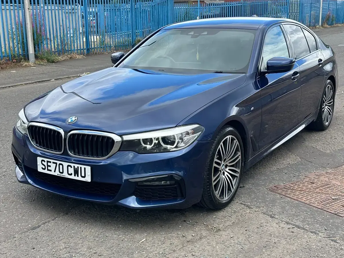 Used BMW 520 M Sport 187 HP (137 kW) 2020 Blue Sedan