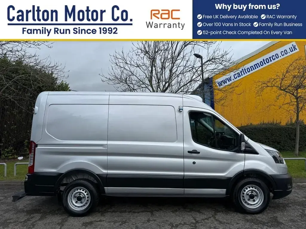 Used Ford Transit S 130 HP (95 kW) 2021 Silver Van