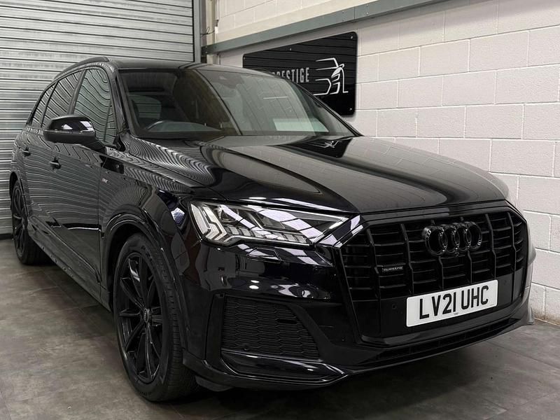 Black Used 2021 Audi Q7 Black Edition SUV | £41,989 (Fair price) - Image 1/4