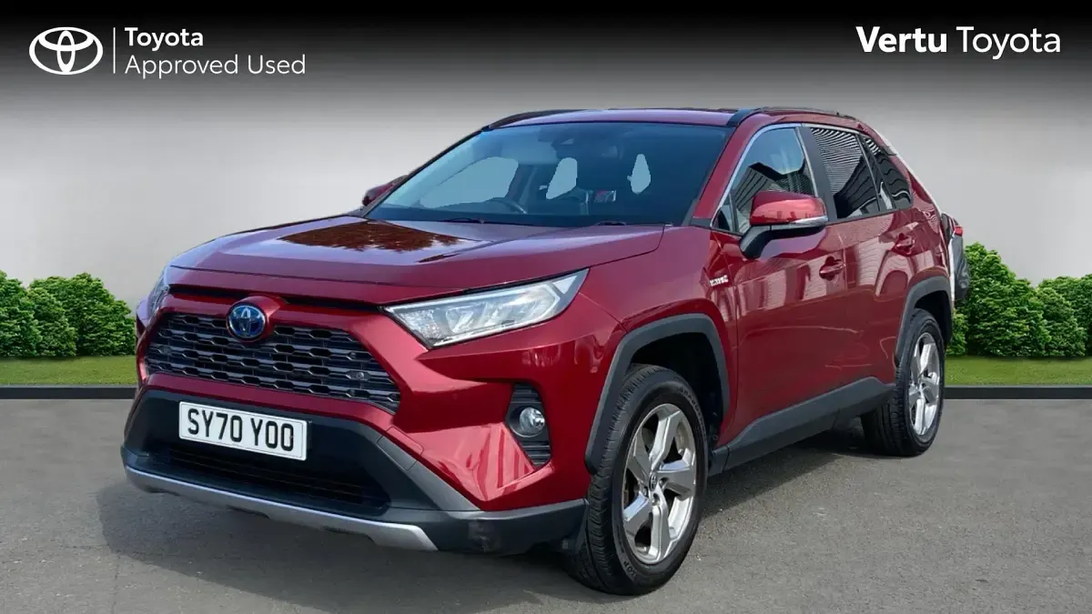 Used Toyota RAV4 Design 218 HP (160 kW) 2021 Tokyo red (pearlescent paint) SUV