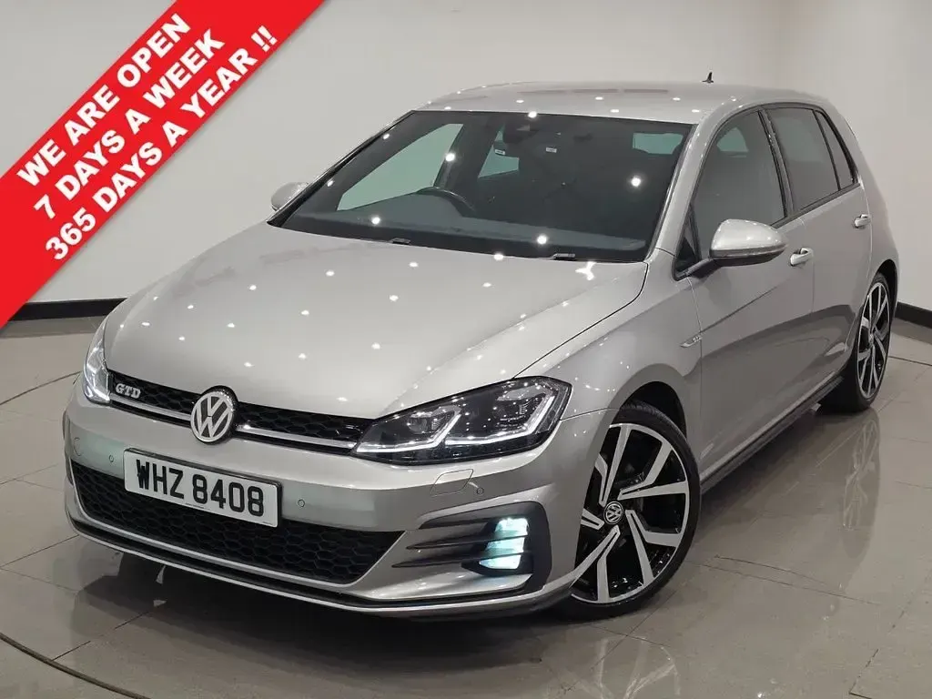 Used VW Golf VII GTD 184 HP (135 kW) 2019 Silver Hatchback