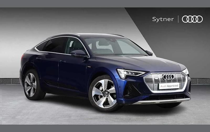 Blue Used 2022 Audi e-tron Sportback S-Line SUV | £28,500 (Expensive) - Image 1/4