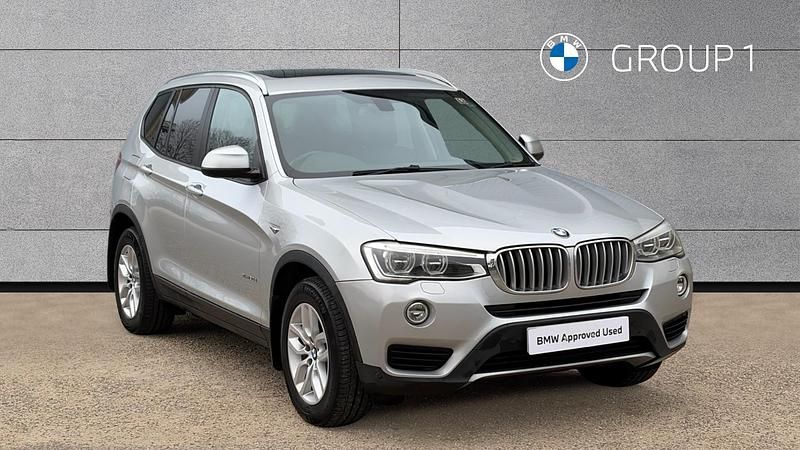 Used BMW X3 Sport Line 258 HP (189 kW) 2015 Silver SUV