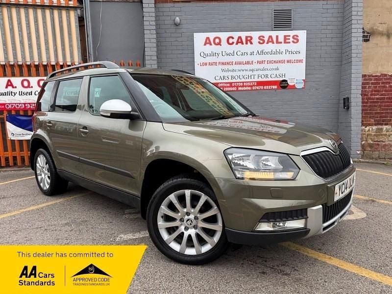 Green Used 2014 Skoda Yeti Outdoor SE SUV | £6,990 (Fair price) - Image 1/4