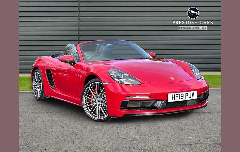 Red Used 2019 Porsche Boxster Cabriolet | £45,991 (Good price) - Image 1/3