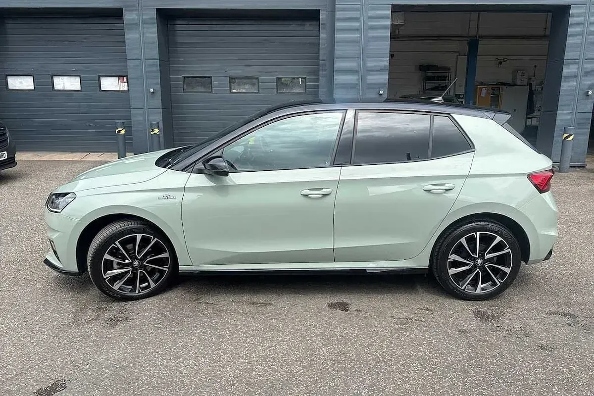 Used Skoda Fabia Monte Carlo 113 HP (83 kW) 2026 Timiano green black magic pearl effect Hatchback