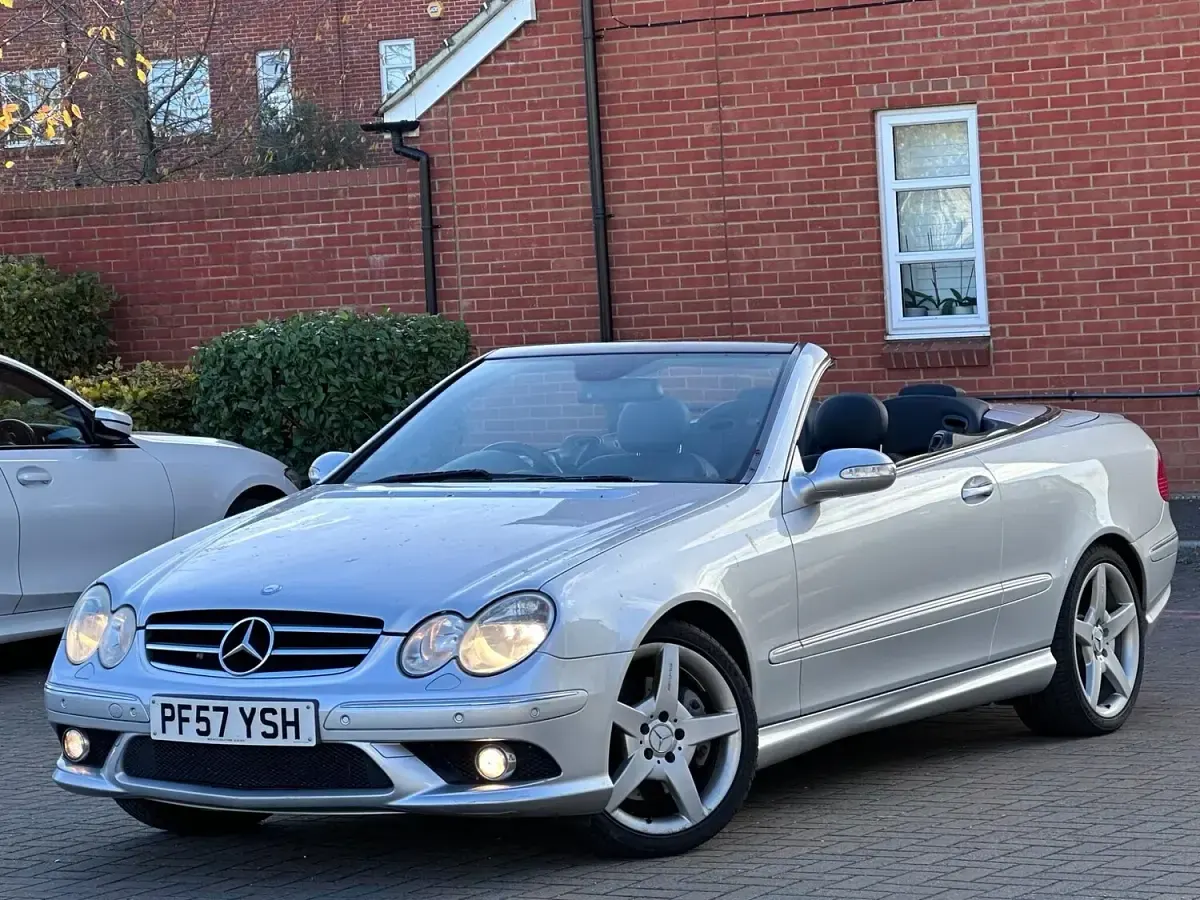 Used Mercedes CLK280 2007 Silver Cabriolet